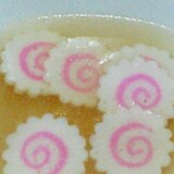 いっぱい食べたい♪なるとのたっぷり入った中華スープ